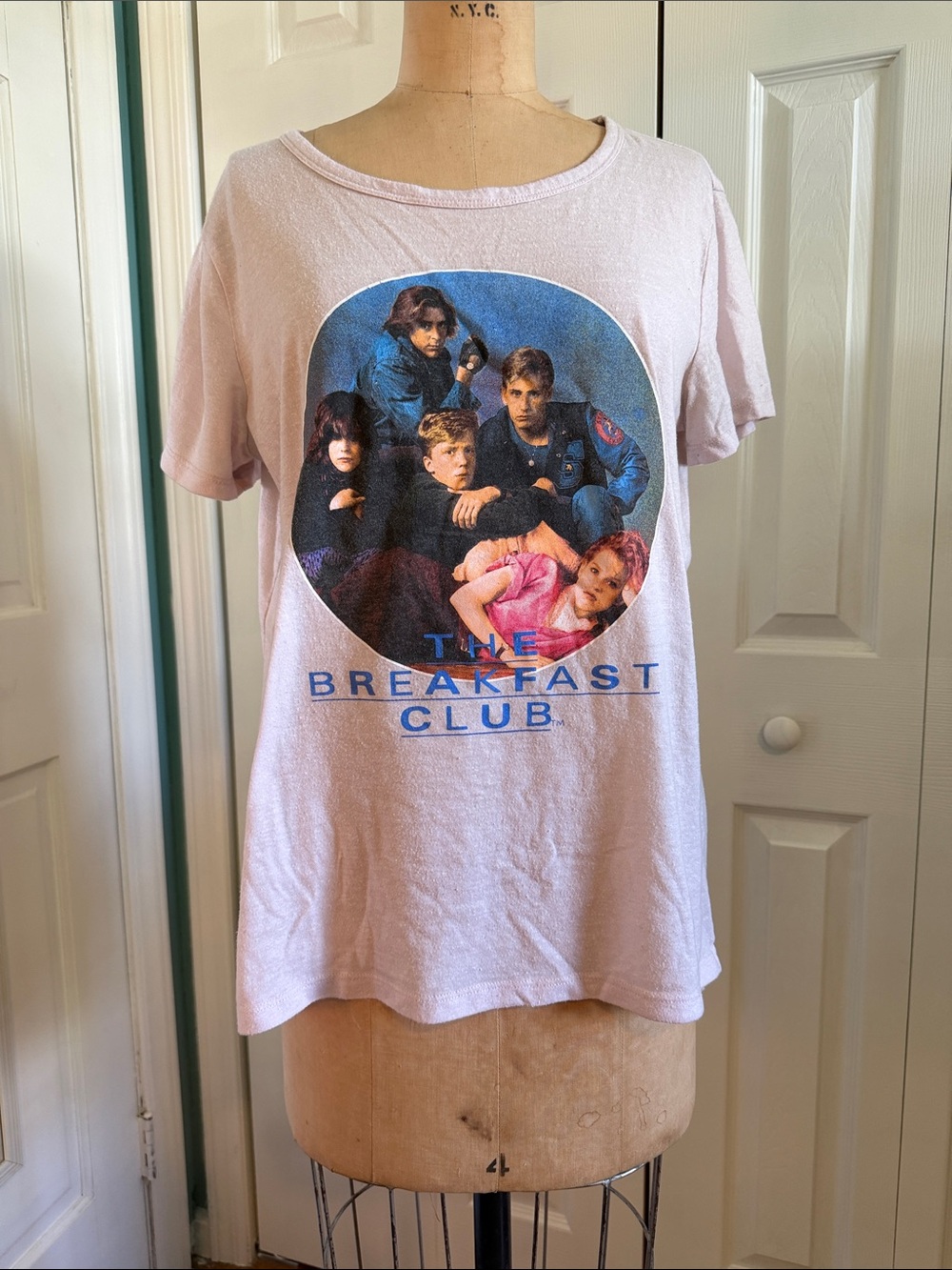 The Breakfast Club Graphic Tee - Soft Pink Short Sleeve Top